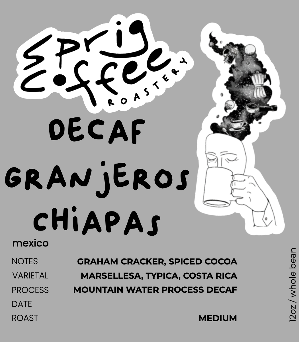mexico granjeros chiapas decaf - seasonal