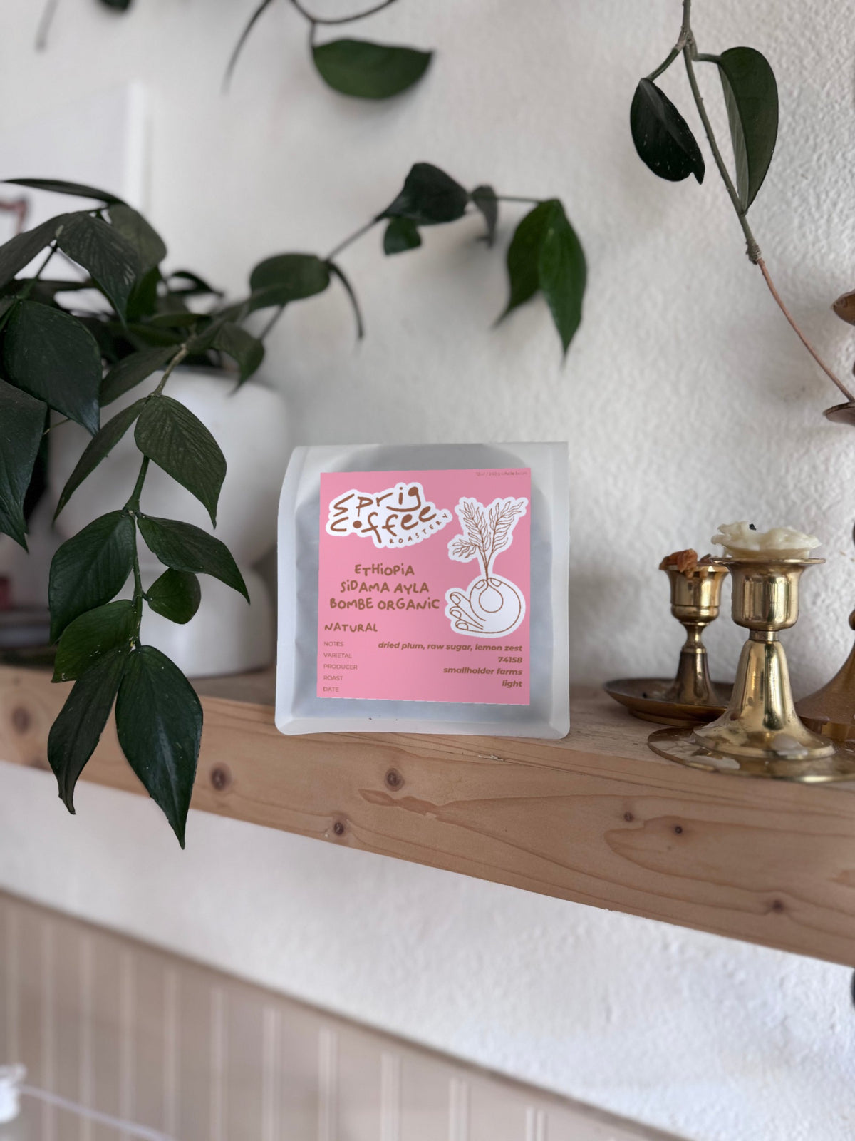 Ethiopia Sidama Ayla Bombe organic natural coffee – Sprig Coffee Roastery, Redmond, Oregon