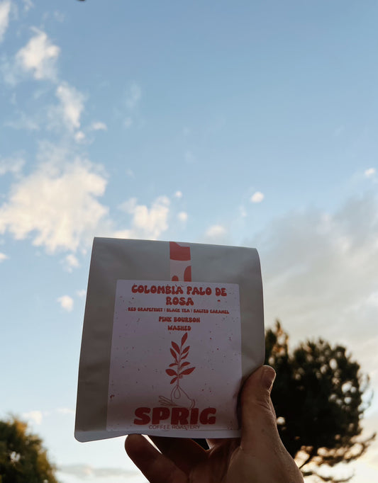 colombia palo de rosa pink bourbon washed